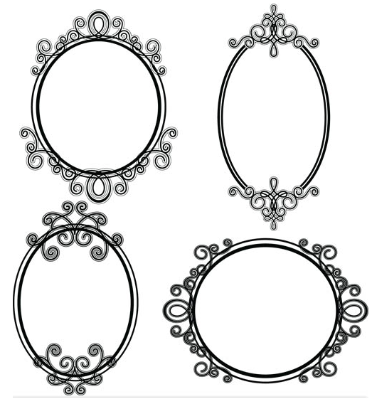 523x561 Stylish Vintage Frames 22 Ai Format Free Vector Download
