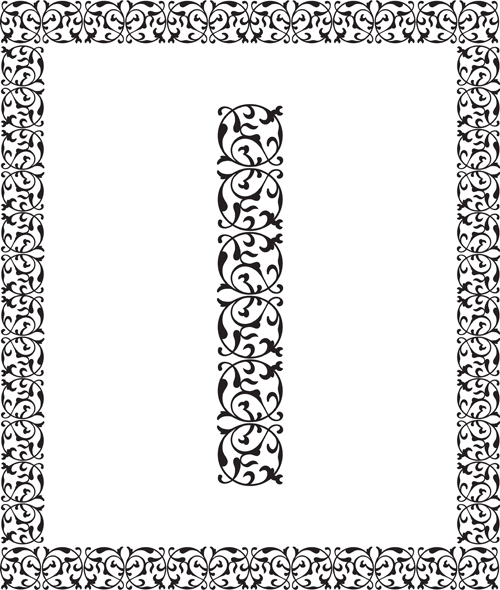 500x590 Elements Of Vintage Frames Vector Set 04 Free Download