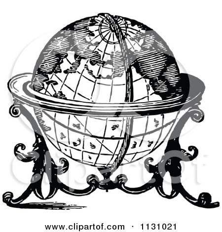 450x470 Globe Vintage Travel Image