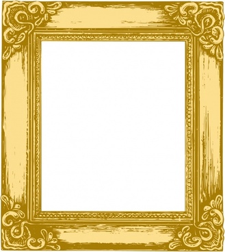 Vintage Gold Frame Vector