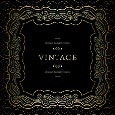 236x236 Free Vintage Golden Decorative Frames Vector Vintage Burgundy