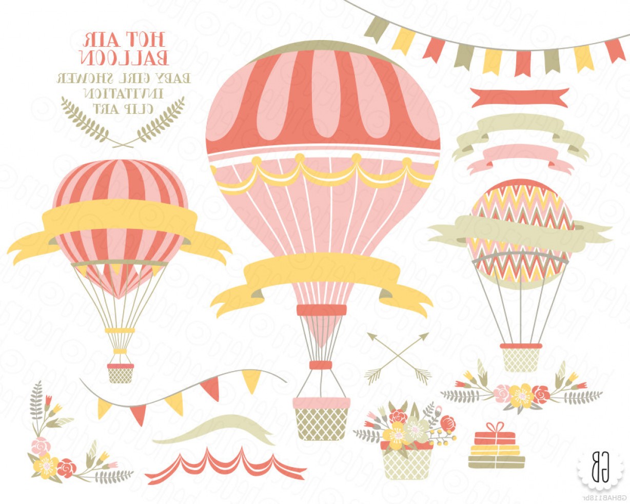 1228x982 Vintage Hot Air Balloons Vector Flower Shopatcloth