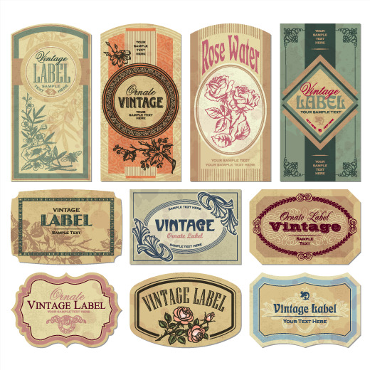 520x520 Vector Classical Vintage Label, Vector, Classic Vintage, Label Png