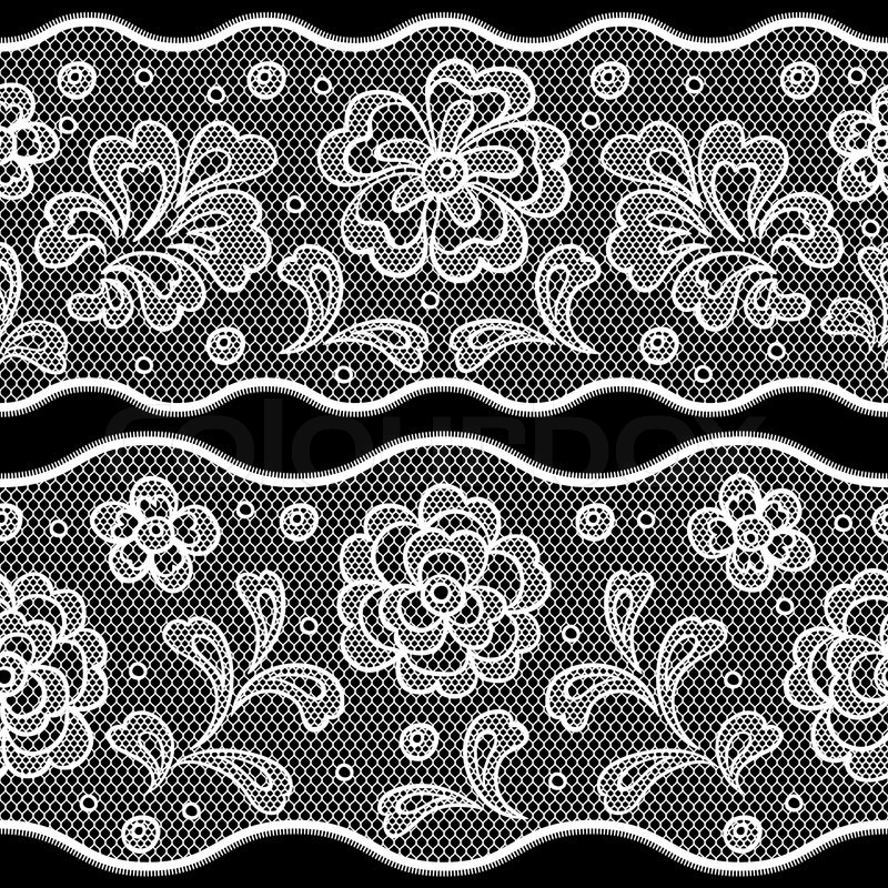 800x800 Seamless Lace Pattern, Flower Vintage Vector Background. Stock