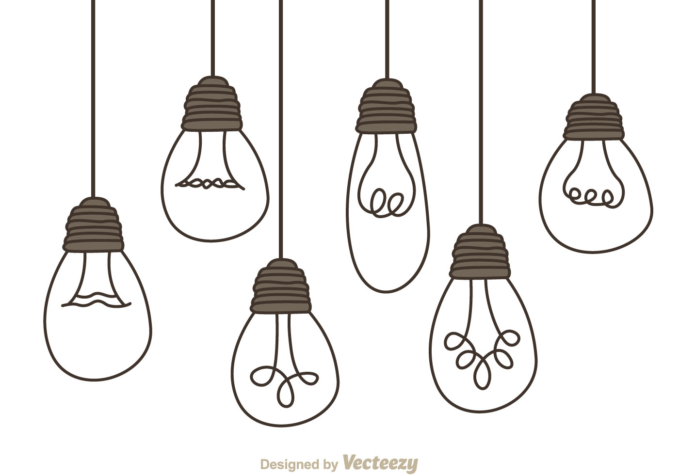 1400x980 Edison Bulb Free Vector Art