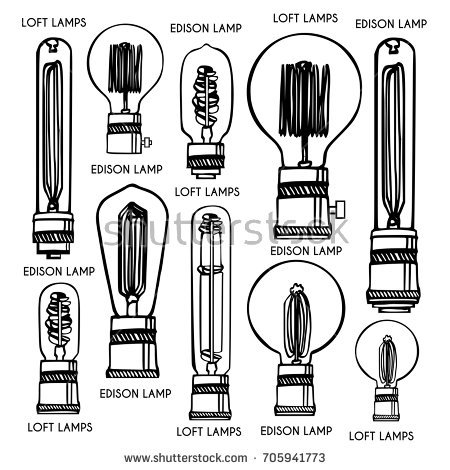 450x470 Collection Of Vintage Light Bulb Drawing High Quality, Free