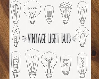 340x270 Light Bulb Vector Etsy
