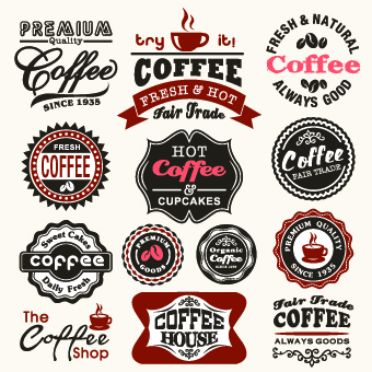 340x340 Vintage Food Logo With Labels Vector 03 Free Download