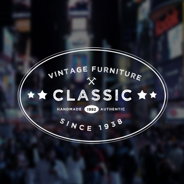 600x600 Free 5 Vintage Logo Badges Psd Vector Templates Freebies