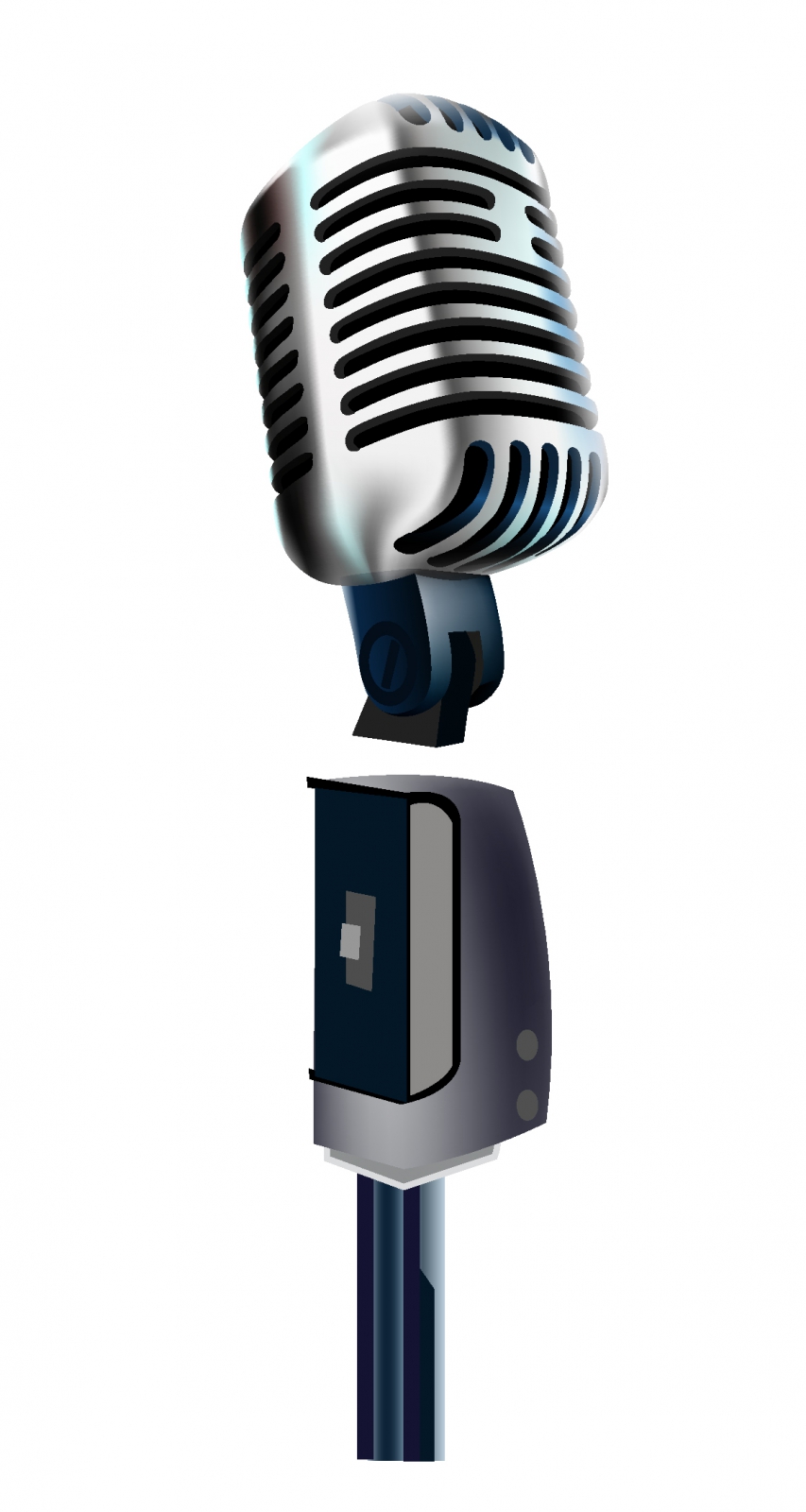 853x1600 Old Microphone Free Vector 4vector