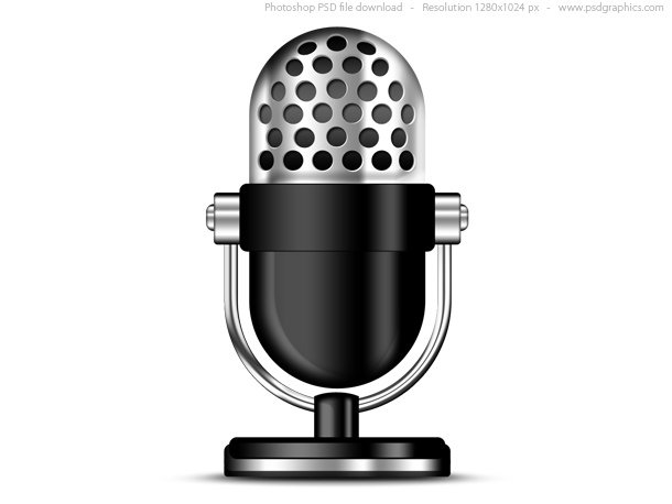 610x458 Free Old Microphone Icon (Psd) Psd Files, Vectors Amp Graphics