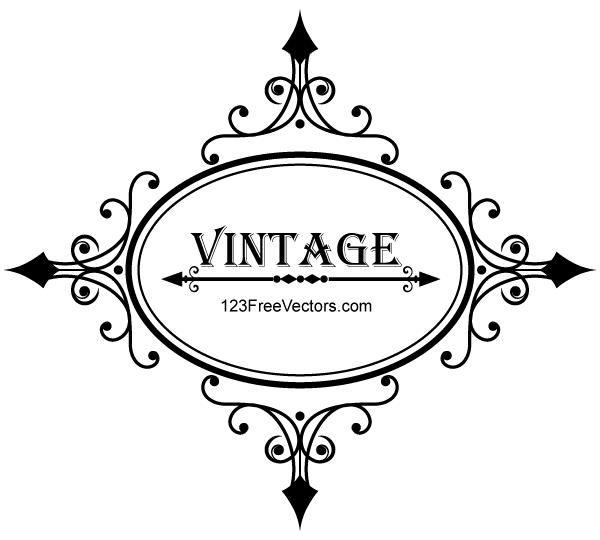 600x540 Free Decorative Oval Vintage Frame Psd Files, Vectors Amp Graphics