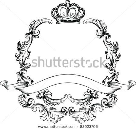 450x429 Vintage Oval Frames Vector