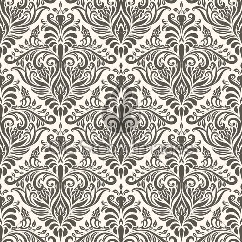 500x500 Vector Seamless Vintage Pattern Gl Stock Images