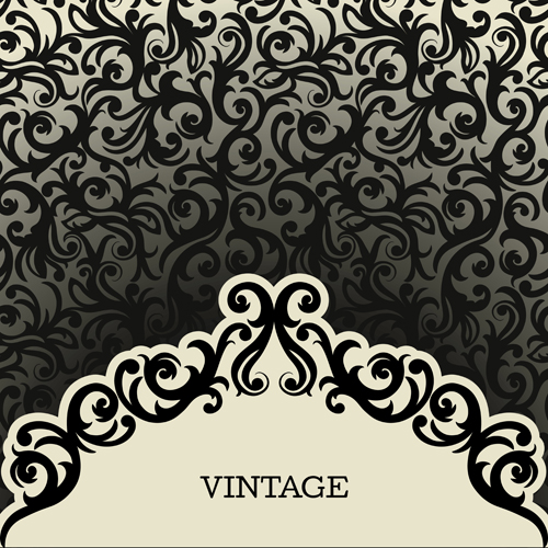 500x500 Vintage Background With Decoration Pattern Vector Free Download