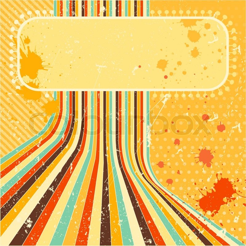 800x800 Grunge Background A Vintage Poster Stock Vector Colourbox