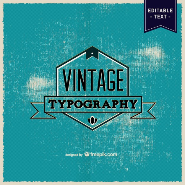 626x626 Blue Retro Poster With Black Label Vector Free Download