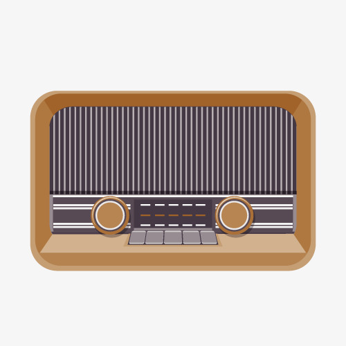 500x500 Vector Material Vintage Radio, Vintage Vector, Vector Material