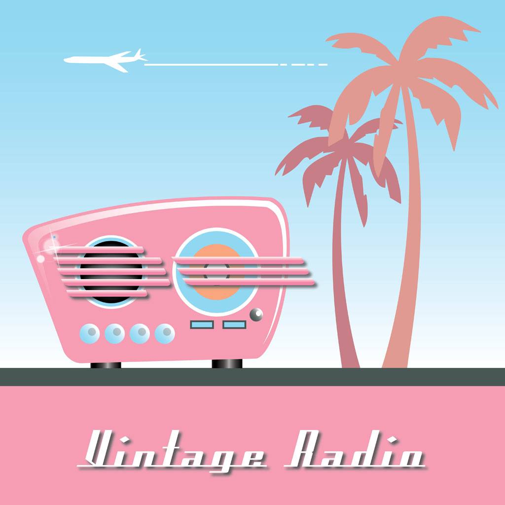 1024x1024 Vintage Radio Vector Art Amp Graphics