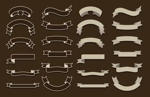 309x200 Vintage Ribbon Free Vector Art