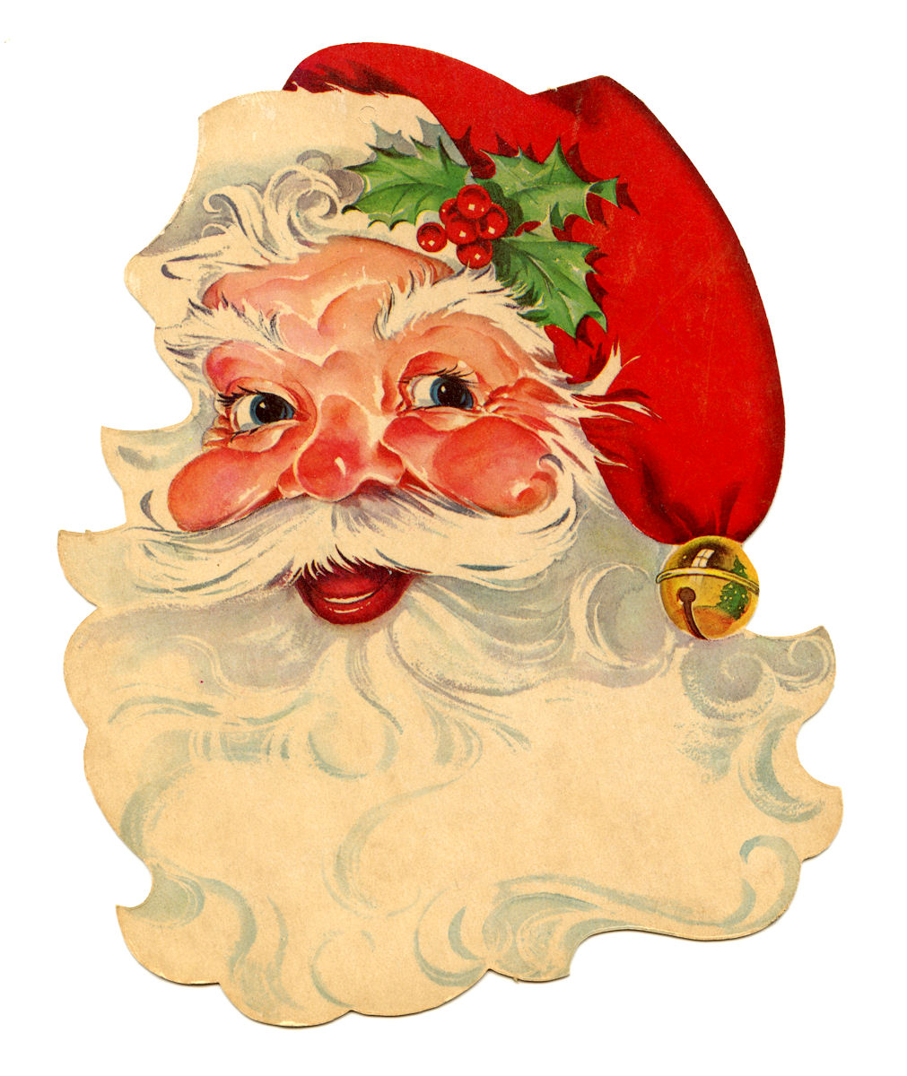 1011x1200 Retro Clipart Santa