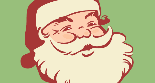 Vintage Santa Vector at GetDrawings | Free download