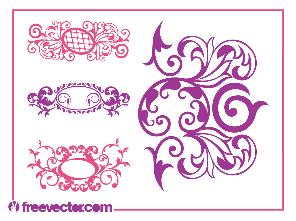 1024x765 Vintage Scrolls Graphics Vector Art Amp Graphics