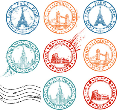 391x368 Travel Stamp Free Vector Download (2,194 Free Vector) For