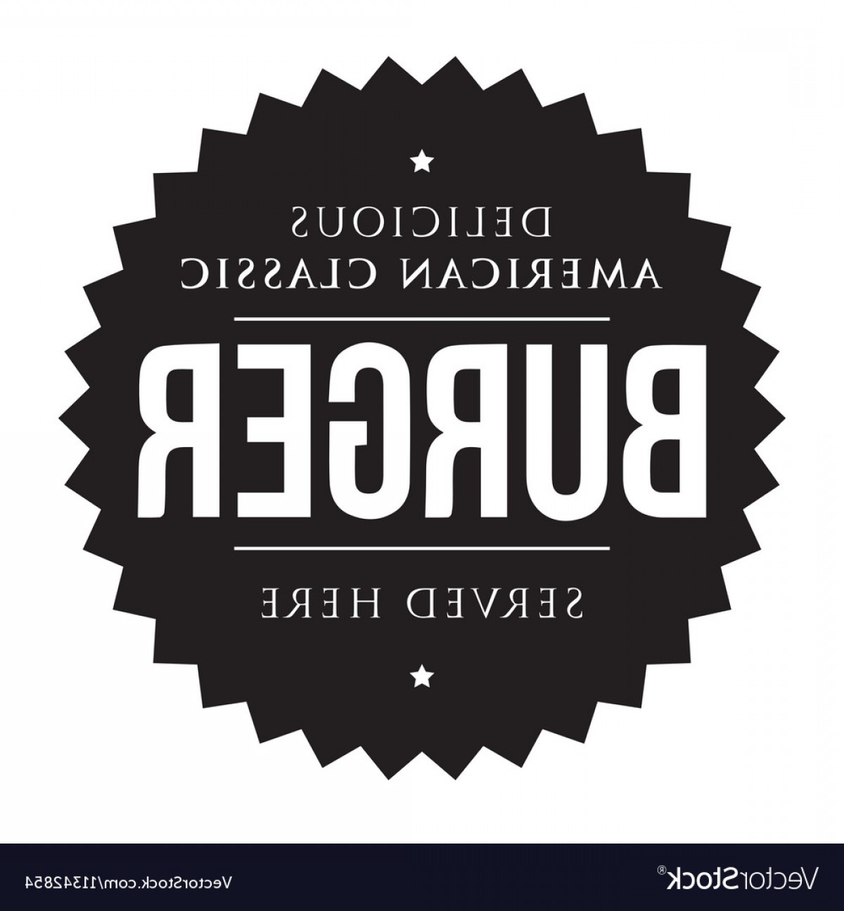 1200x1296 Burger Vintage Black Stamp Vector Orangiausa