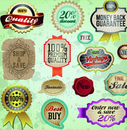 Vintage Sticker Vector at GetDrawings | Free download