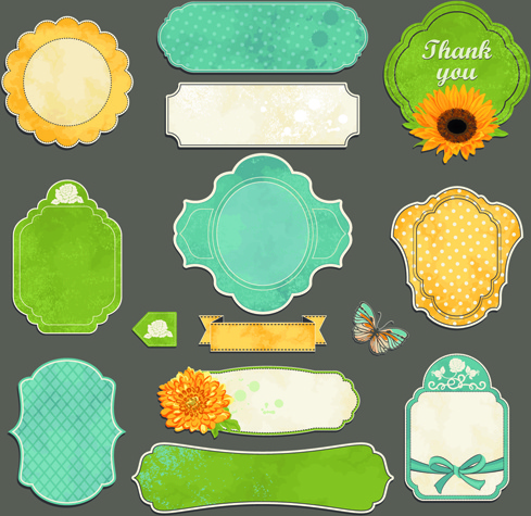 489x475 Vintage Sticker Labels Vector Free Vector In Encapsulated