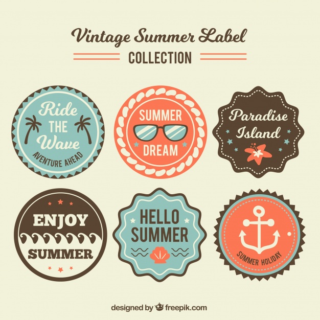 626x626 Collection Of Vintage Sticker Vector Free Download