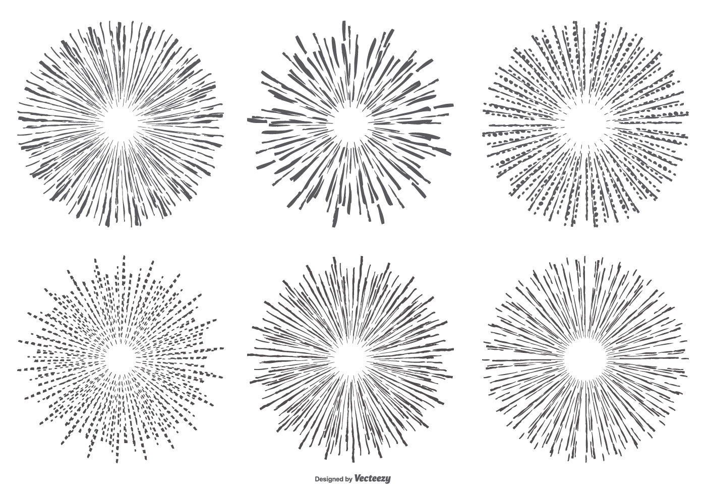 1400x980 Vintage Sunburst Free Vector Art