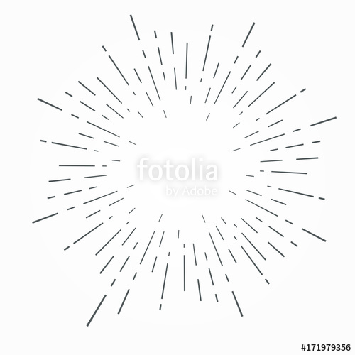 500x500 Vintage Hand Drawn Sunburst Vector Illustration Stock Image And