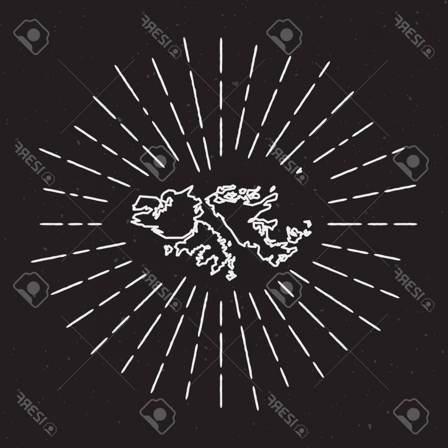 1560x1560 Photostock Vector Falkland Islands Malvinas Vector Map Outline