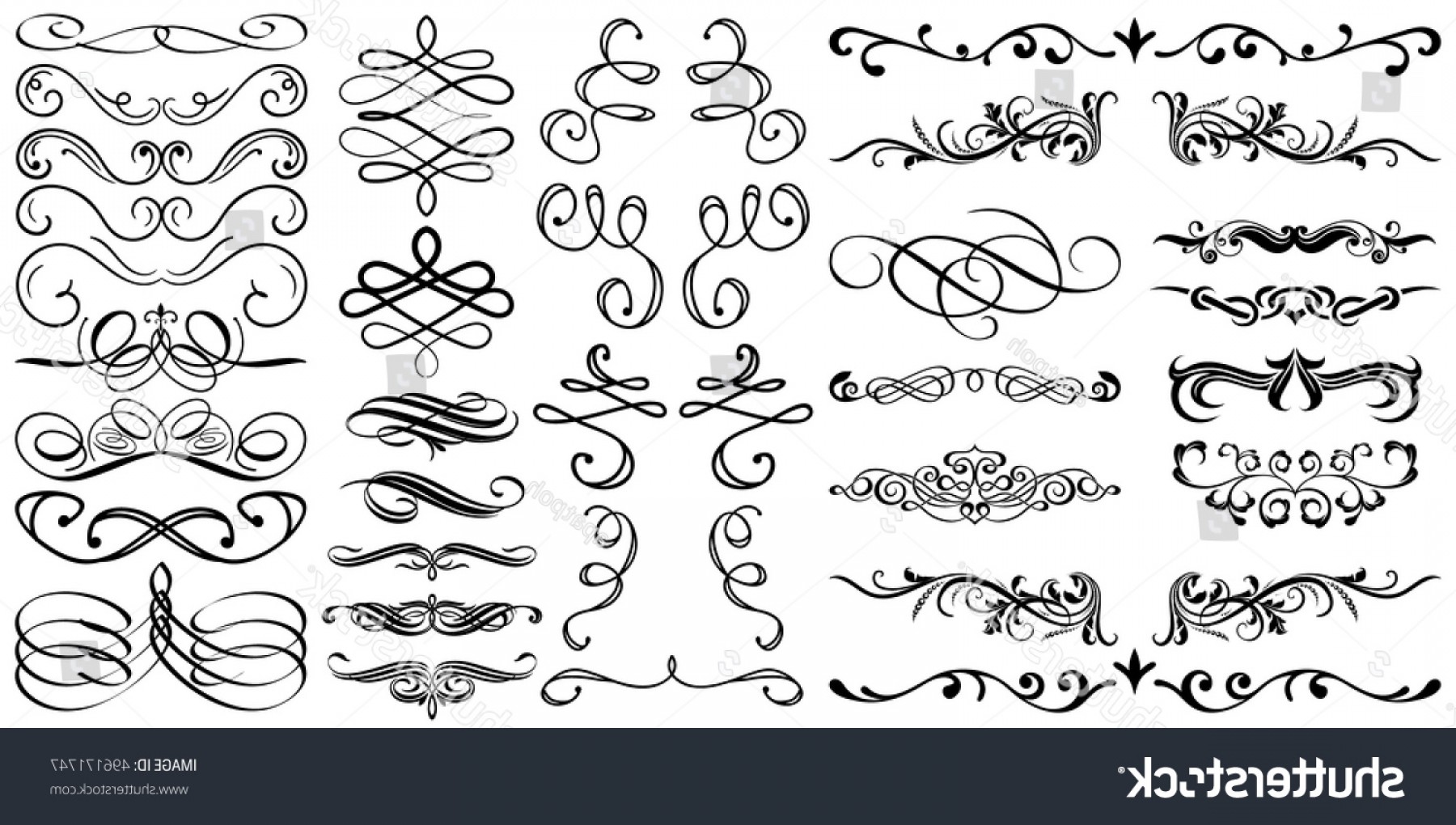 Vintage Swirls Vector at GetDrawings | Free download