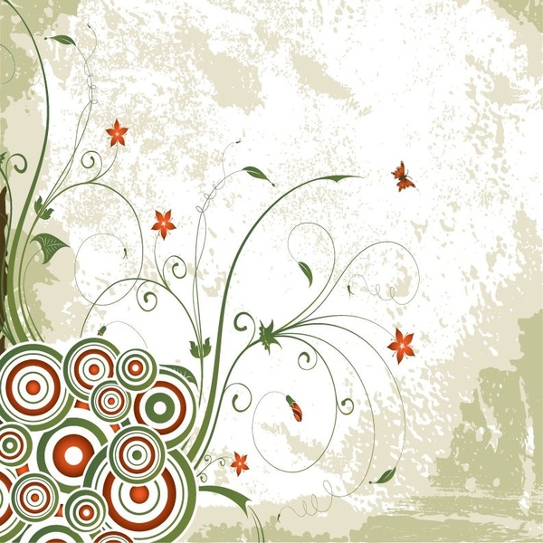 600x600 Free Vector Swirls Vector Vintage Swirl Floral Background