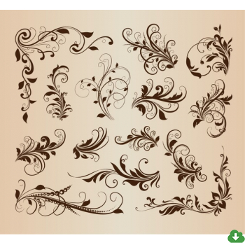 Vintage Swirls Vector at GetDrawings | Free download