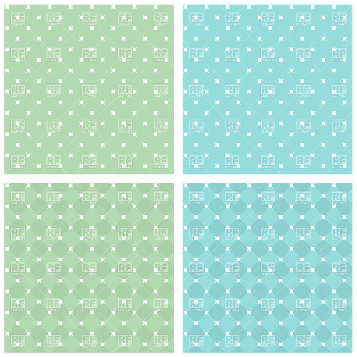 1200x1200 Set Of Seamless Retro Textures Vector Image Vector Artwork Of