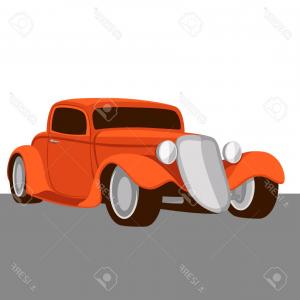 300x300 Photostock Vector Classic Vintage Truck Vector Illustration Flat