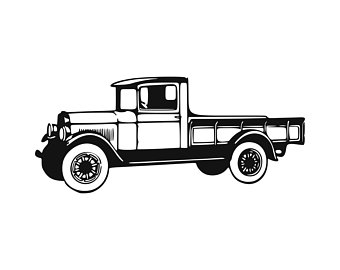 340x270 Pickup Truck Vectors Etsy