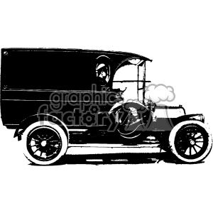 300x300 Royalty Free 1900 Vintage Truck Vintage 1900 Vector Art Gf 402571