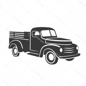 300x300 Stock Illustration Old Vintage Tow Truck Vector Shopatcloth