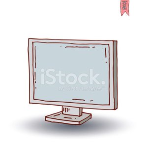 297x300 Vintage Tv, Vector Illustration Stock Vectors