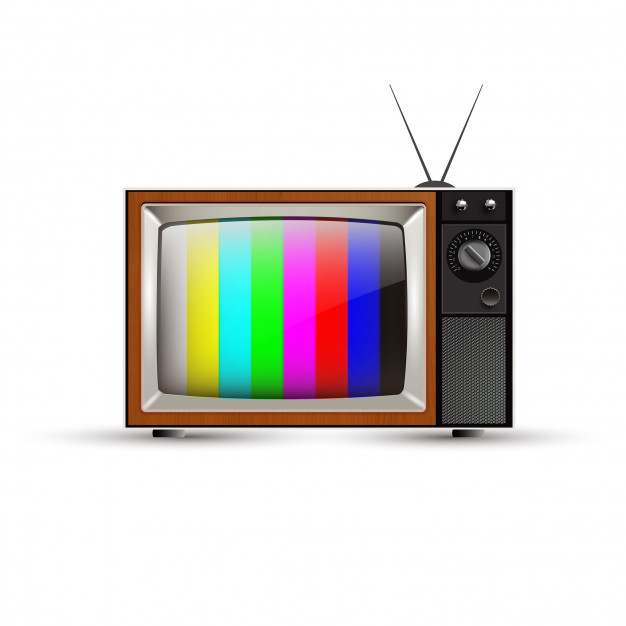 626x626 Vintage Tv Vector Premium Download