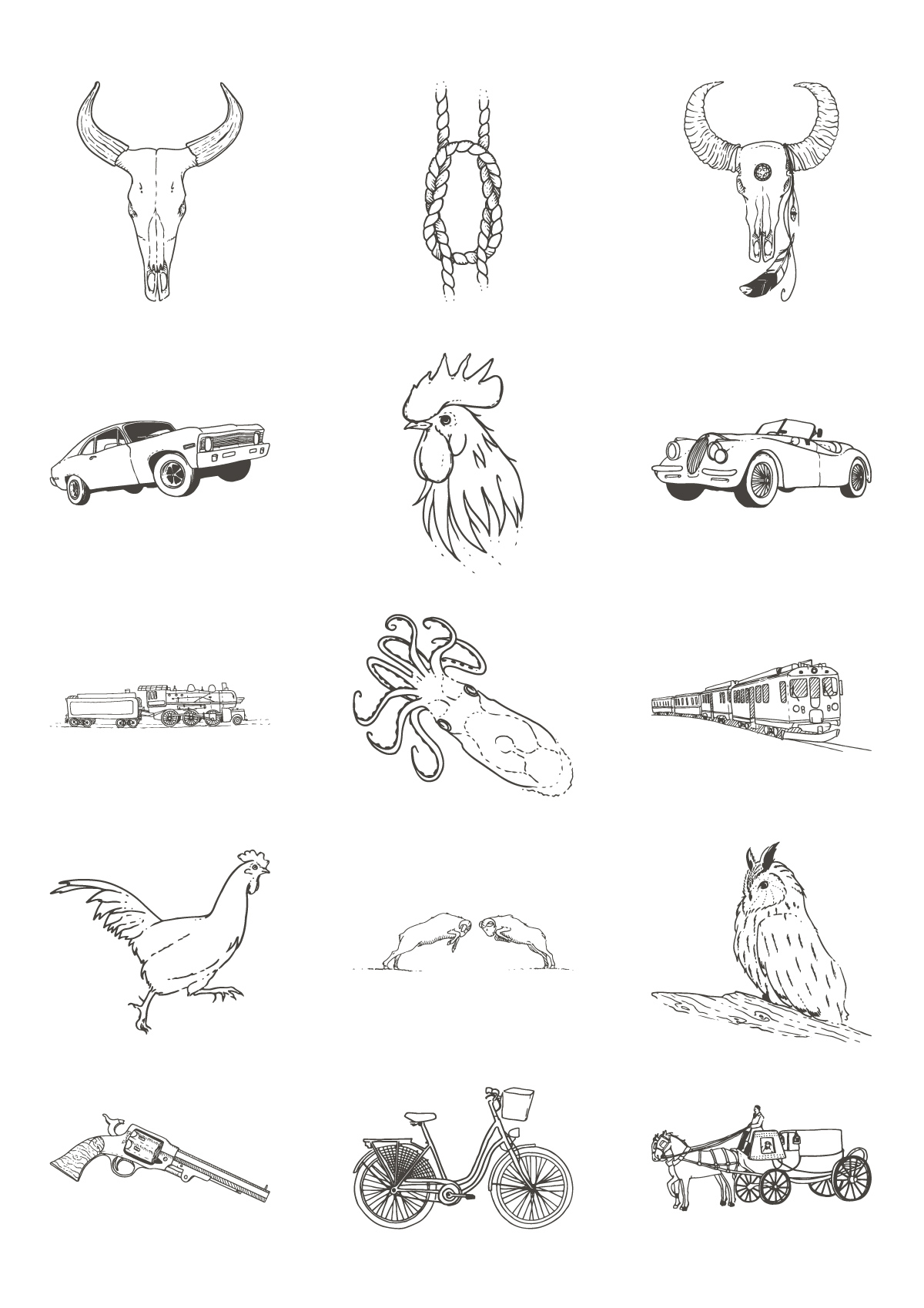 1200x1698 Retro And Vintage Vector Graphics