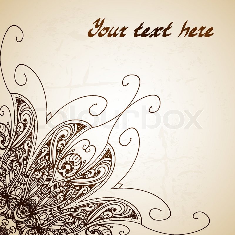 800x800 Vintage Vector Circle Floral Ornamental Border. Lace Pattern