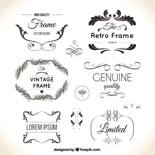 626x626 Vintage Ornaments Vector Free Download Eps