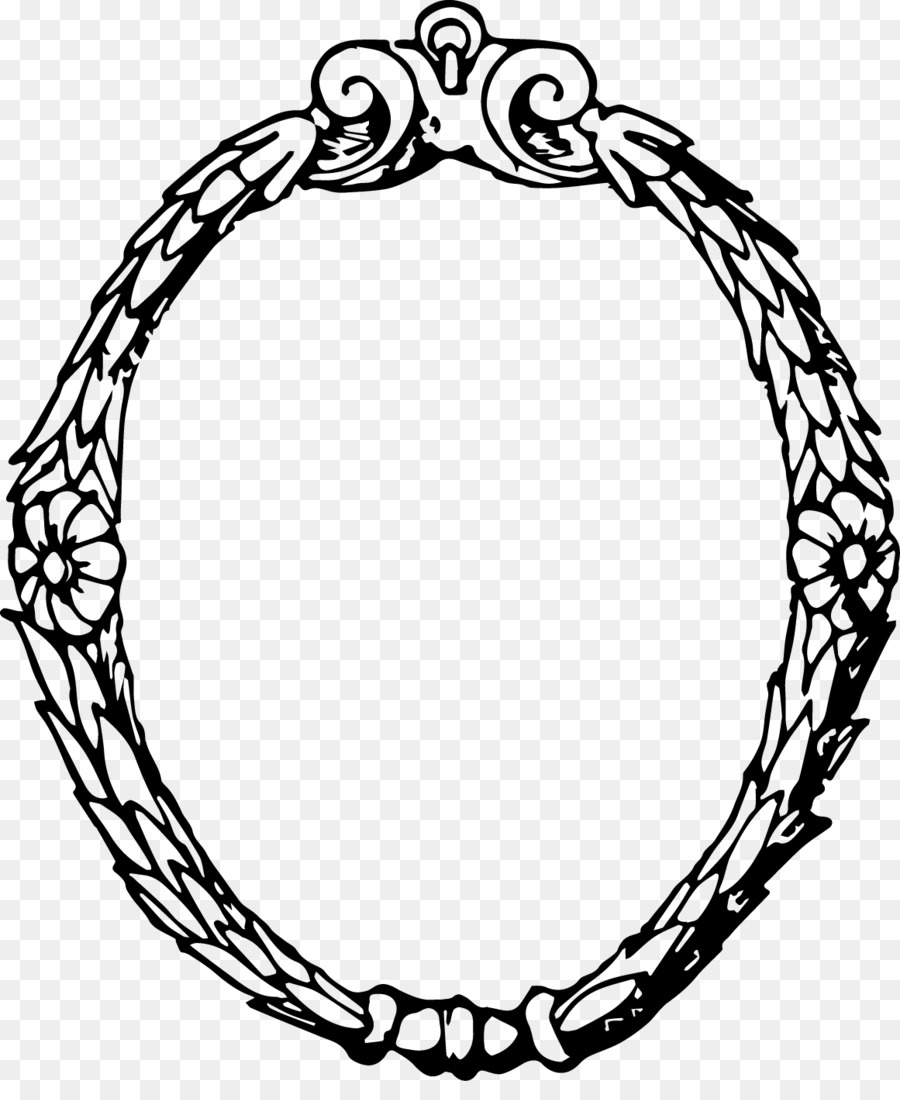 900x1100 Picture Frame Laurel Wreath Clip Art