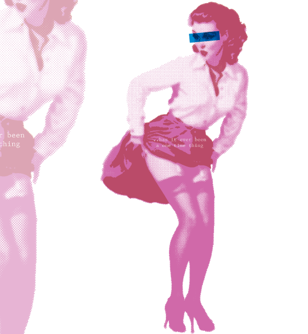 600x650 Vector Vintage Woman In Halftone Style 123freevectors